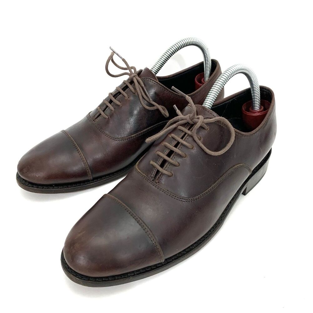 Thursday Boot Co. Oxford Brown Leather Cap Toe Oxford Dress Shoes Mens 6.5 - Picture 6 of 13